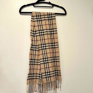Burberry Plaid Scarf